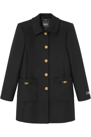 VERSACE Manteau évasé en feutre