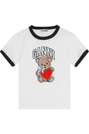 Ganni T-shirt à logo imprimé