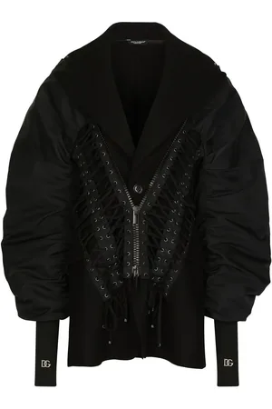 Dolce & Gabbana Veste bomber à lacets latéraux