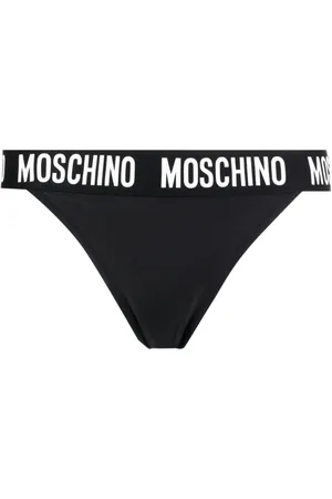Moschino Bas de bikini à bande logo
