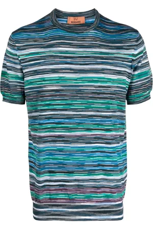 Missoni T-shirt en coton à rayures