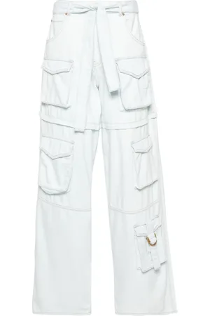 Pinko Pantalon cargo à taille ceinturée