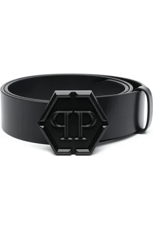 Philipp Plein Ceinture Hexagon en cuir
