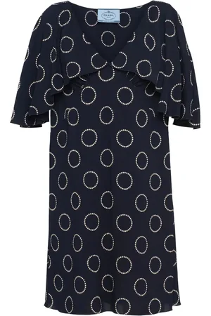 Prada Robe courte à motif graphique