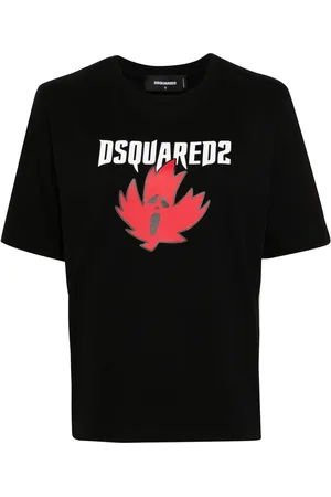 Dsquared2 T-shirt Horror à imprimé feuille d