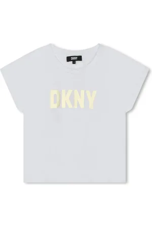 DKNY T-shirt en coton biologique à logo imprimé