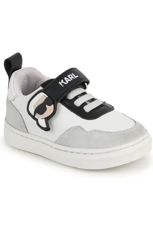 Karl Lagerfeld Baskets en cuir à logo imprimé