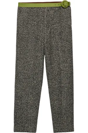 Prada Pantalon slim à taille ceinturée