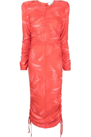 Cannari Concept Robe froncée à manches longues