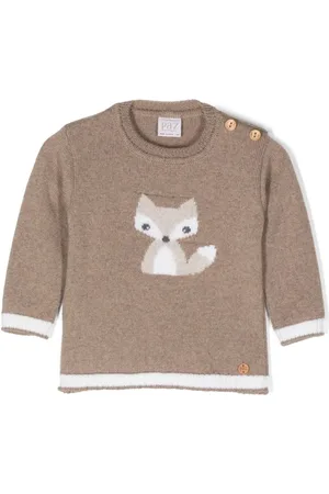 PAZ RODRIGUEZ Pull à motif renard en intarsia