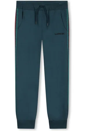 Lanvin Pantalon de jogging à bords rayés