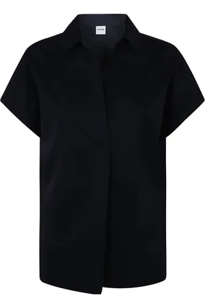 Aspesi Blouse en coton à manches courtes