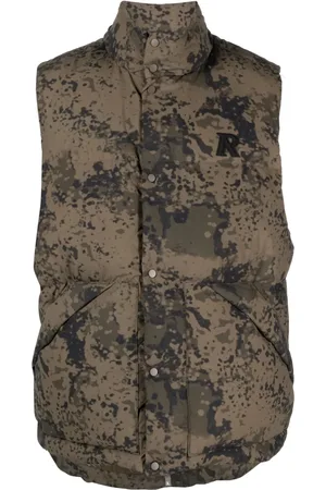 Represent Gilet matelassé à motif camouflage