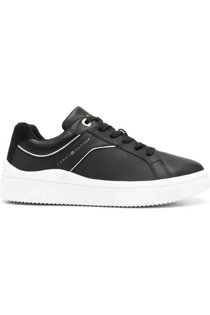 Tommy Hilfiger Baskets en cuir à logo imprimé