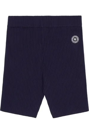 Sporty & Rich Short nervuré à patch logo