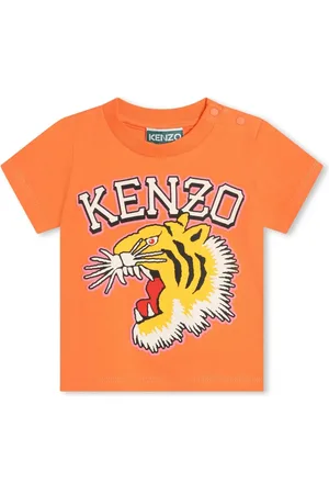 Kenzo T-shirt en coton à imprimé graphique