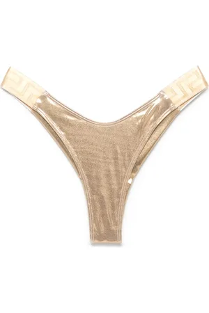 VERSACE Bas de bikini à taille Greca