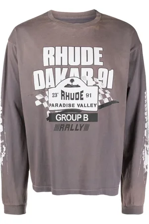 Rhude T-shirt Dakar 91 à manches longues