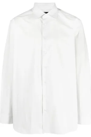 RAF SIMONS Chemise boutonnée à slogan imprimé