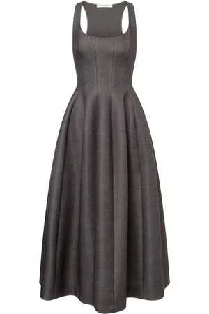 Serafini Robe mi-longue à col v