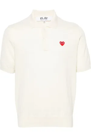 Comme des Garçons Polo à patch coeur