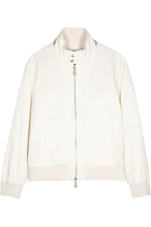 MAN ON THE BOON. Veste bomber en soie mélangée