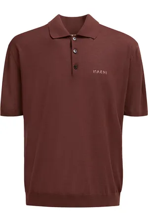 Marni Polo à logo brodé