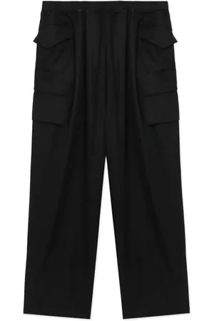 JULIUS Pantalon cargo sarouel à lien de resserrage