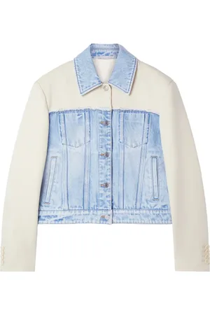 Stella McCartney Veste en jean à design bicolore