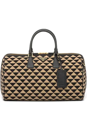 Prada Sac de voyage à broderies Symbole