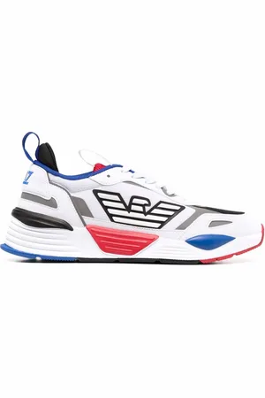 EA7 Baskets à logo embossé