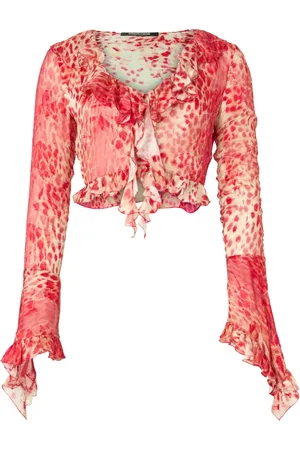 Roberto Cavalli Blouse à imprimé Jaguar