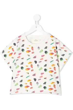 Le pandorine T-shirt ample à imprimé géométrique