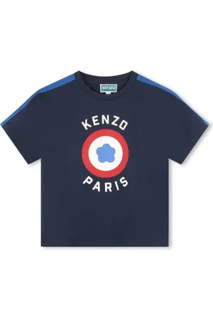 Kenzo T-shirt en coton à logo imprimé