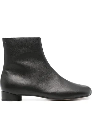 Maison Margiela Bottines en cuir grainé