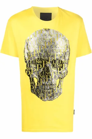 Philipp Plein T-shirt à logo tête de mort