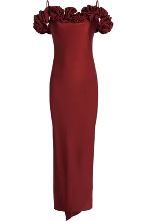 COPERNI Robe mi-longue à volants