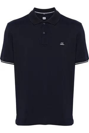 C.P. Company Polo en piqué à patch logo