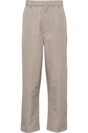 Izzue Pantalon droit à taille élastiquée