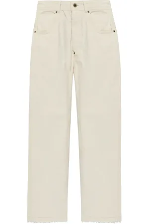 Maison Margiela Jean droit à détail de boucle au dos