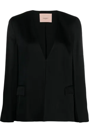 Twin-Set Blazer à logo gravé