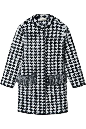 Twin-Set Manteau en maille intarsia