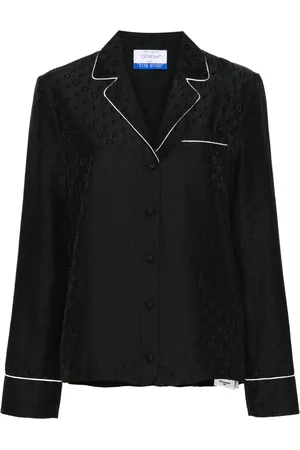 OFF-WHITE Haut de pyjama à logo en jacquard
