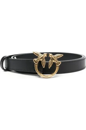 Pinko Ceinture Love Birds en cuir