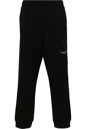 Emporio Armani Pantalon fuselé à imprimé graphique