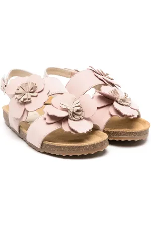 Il gufo Sandales à appliques de fleurs