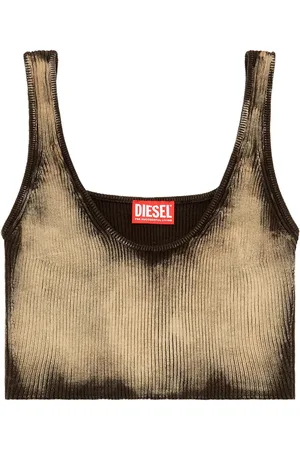 Diesel Haut crop M-Deidra à effets délavés