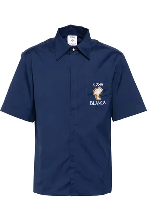 Casablanca Chemise à logo brodé
