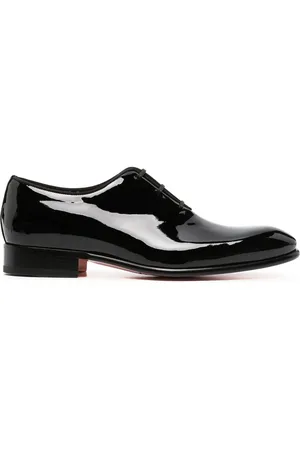 santoni Chaussures oxford en cuir verni