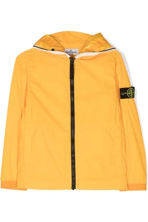 Stone Island Veste zippée à patch logo